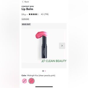 Context Skin Lip Balm in Midnight Kiss